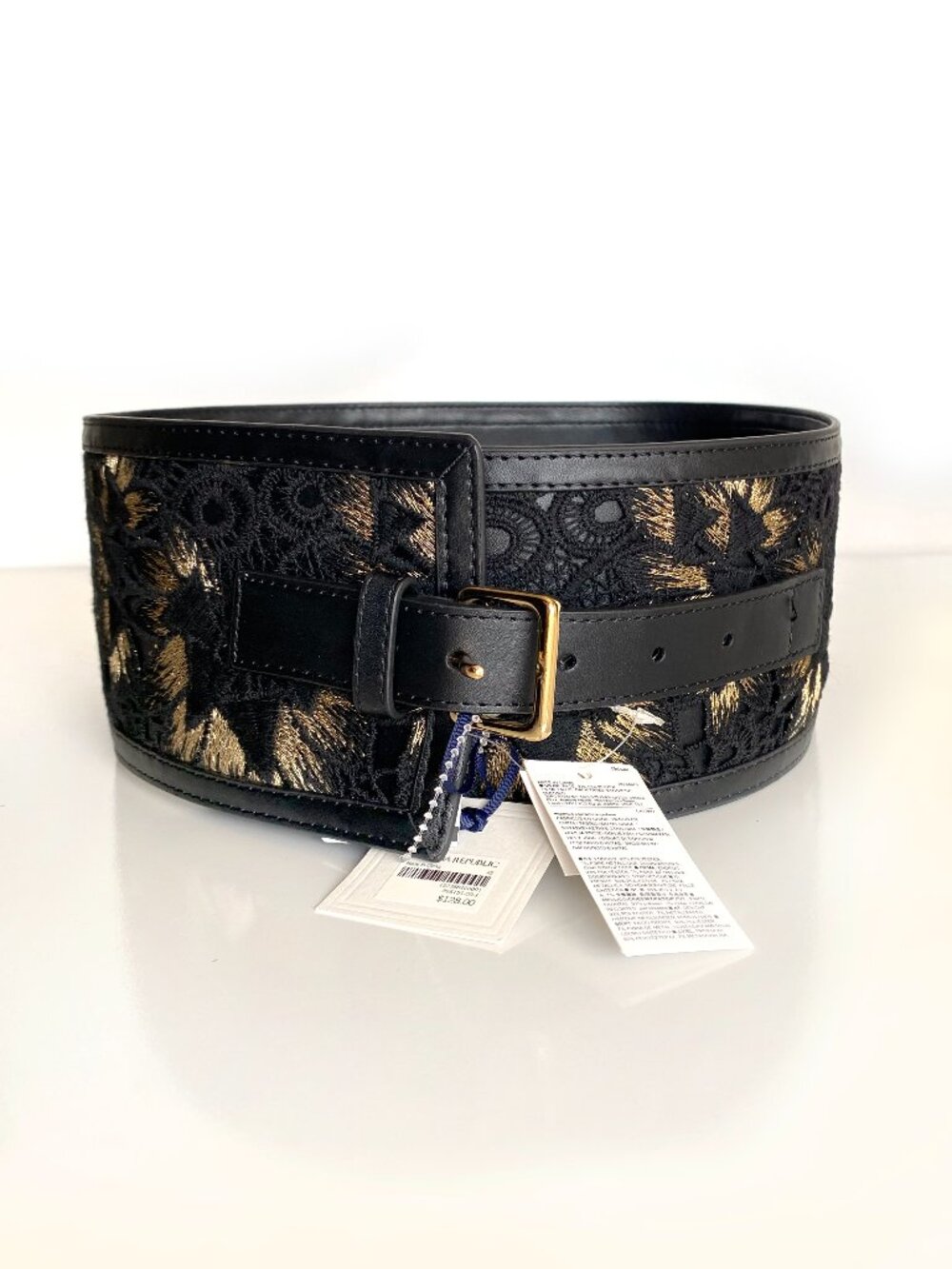 NWT Banana Republic & Olivia Palermo Lace Corset Belt Size XS